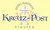Hotel Gasthof Kreuz-Post im historischen Stadtkern von Staufen im Breisgau